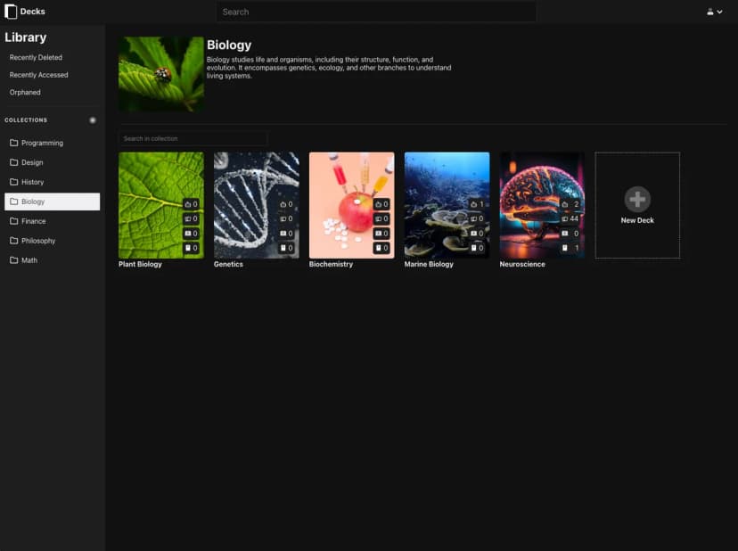 Decks screenshot 1