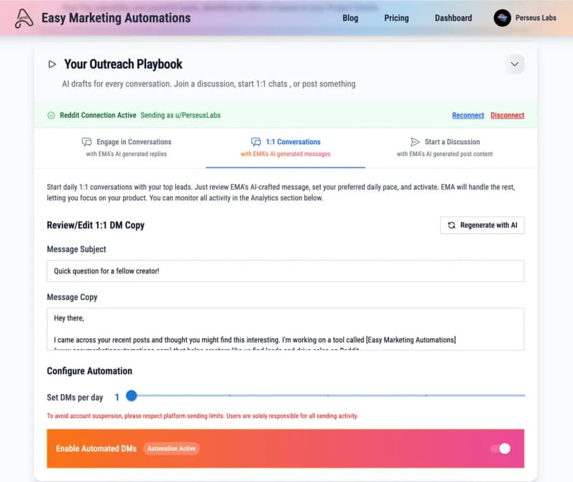 EMA - Easy Marketing Automations screenshot 3